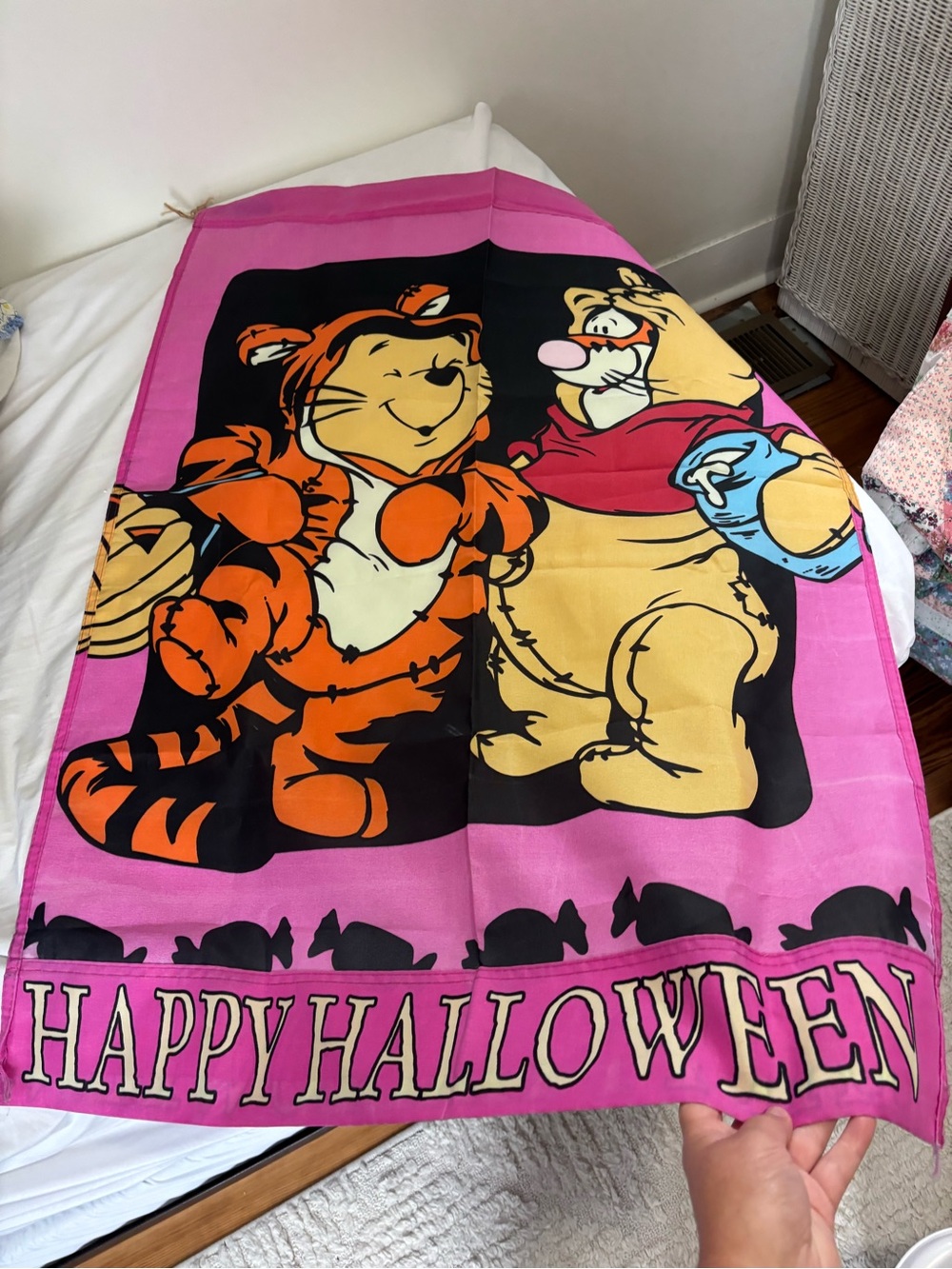 Disney tigger Winnie the Pooh Halloween flag